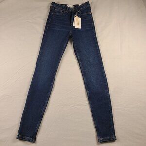 MNG(Mango) Denim Women's 2 Skinny Jeans Blue